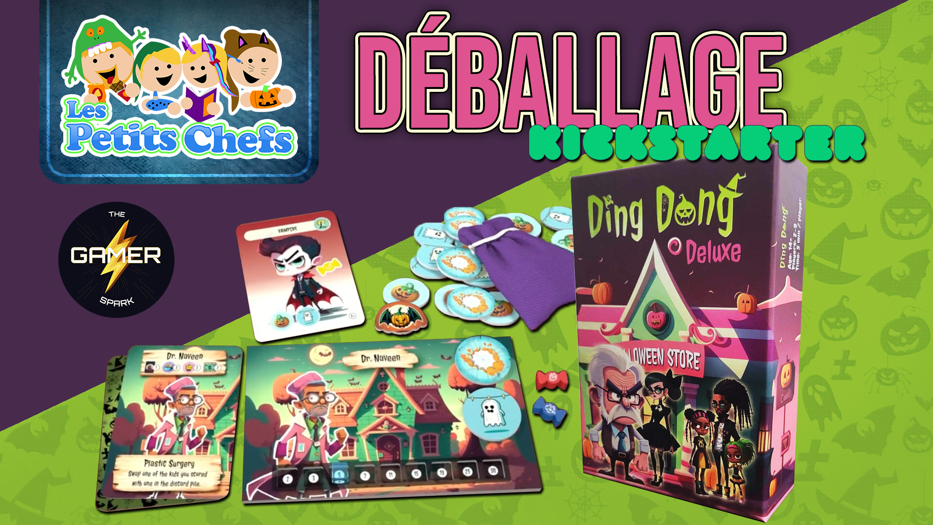 Chef Ding Le Jeu Ding Dong version Deluxe KickStarter (Déballage) | Les Petits ...